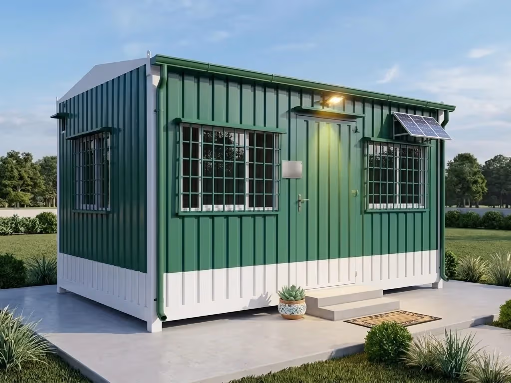 Custom-built porta cabin manufactured by Porta Cabin Systems in Bangalore